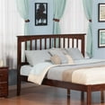 thumbnail image 2 of Leo & Lacey Mission Queen Wood Headboard in Walnut, 2 of 4