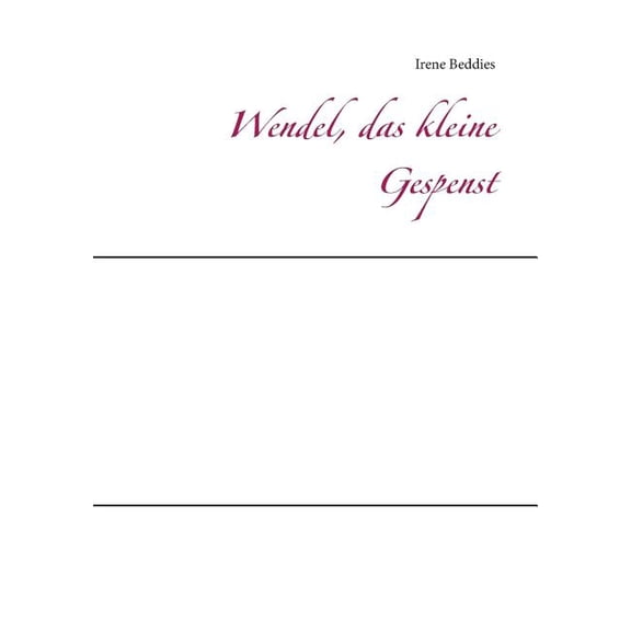 Wendel, das kleine Gespenst, (Paperback)