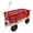 Red 59, variant on Heavy Duty Wooden Wagon Cart with Folding Handle for Kids, All-Terrain Red Garden Utility Wagon for Outdoor Camping Beach Playtime