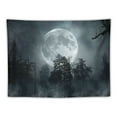 thumbnail image 5 of BCIIG Forest Moon Tapestry, Trippy Tapestry Mystic Forest Starry Night Full Moon Blacklight Wall Hanging Tapestry For Bedroom Living Room Dorm, 5 of 6