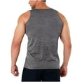 thumbnail image 7 of Sakmal Scoop Neck Tank Tops Men Under $5 Gray Gray Solid Stringer Muscle Camisole Mens Sleeveless Shirts, 7 of 7