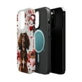 thumbnail image 2 of DistinctInk Tough Case for Apple iPhone 13 PRO (6.1" Screen), Compatible with MagSafe Charging - Valentine's Day Boykin Spaniel, 2 of 6