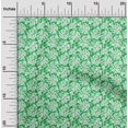 thumbnail image 2 of oneOone Tissu Popeline de Coton Vert Matériel de Robe Tropicale Tissu Imprimé Tissu au Mètre 42 Pouces de Large, 2 of 5
