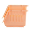 thumbnail image 2 of Pen + Gear Stackable Polypropylene, Plastic Storage Bins, Peach, 2 Count, All Ages, 2 of 5
