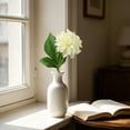 thumbnail image 3 of Artificial Dahlia with Stem, 12.6" Silk Dahlia Flower, Realistic Flower for Tall Vase Living Room Bathroom, Wedding Birthday Party Aisle Outdoor Decor, 3 of 4