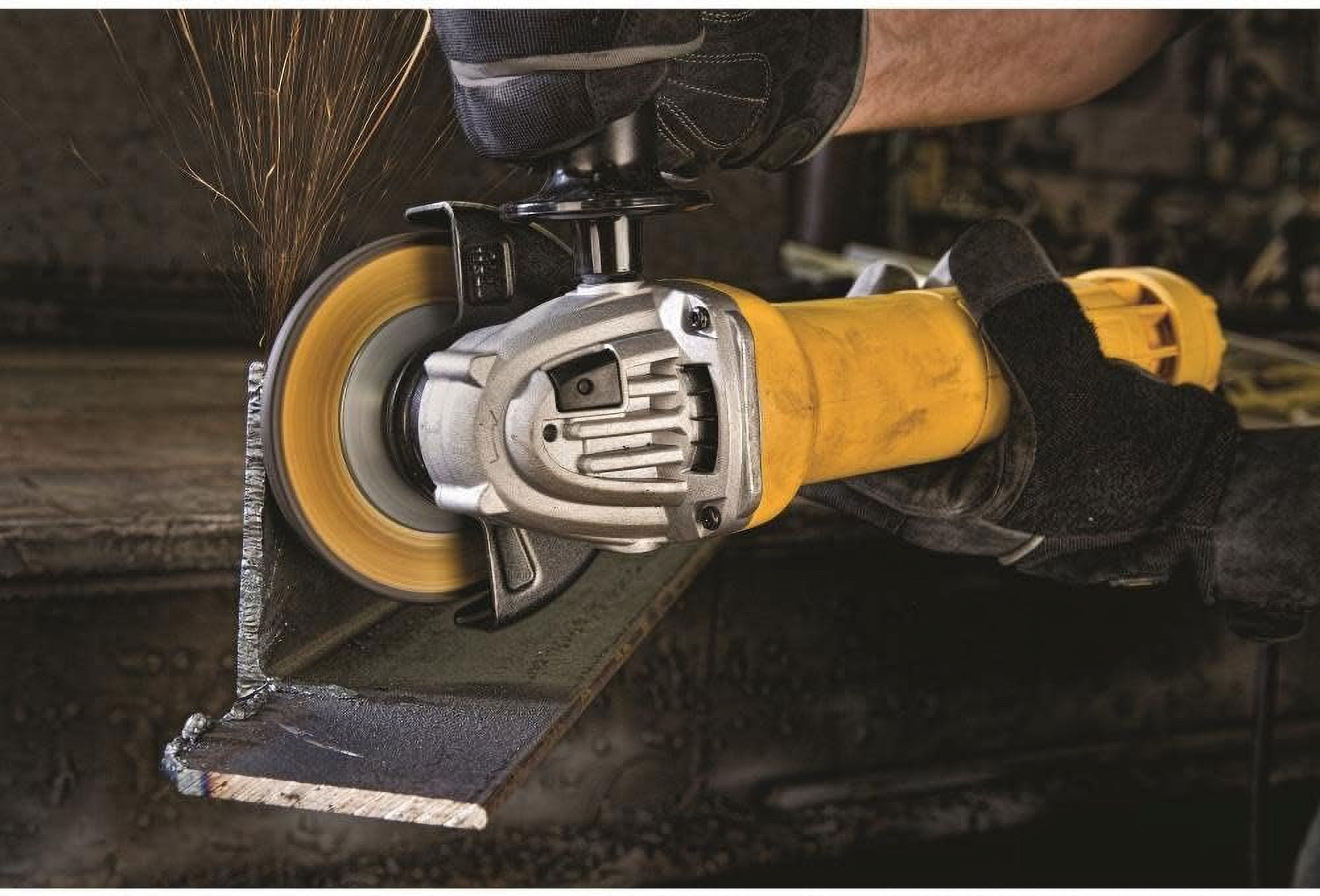 DEWALT Small Angle Grinder 4-1/2 In 11 Amp - 1 Speed - Yellow