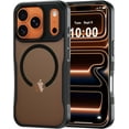 thumbnail image 6 of for iPhone 17 Pro Case, Compatible with MagSafe, Translucent Matte Shockproof Anti-Slip Anti-Fingerprint Pocket-Friendly Phone Case Cover - Black, 6 of 8