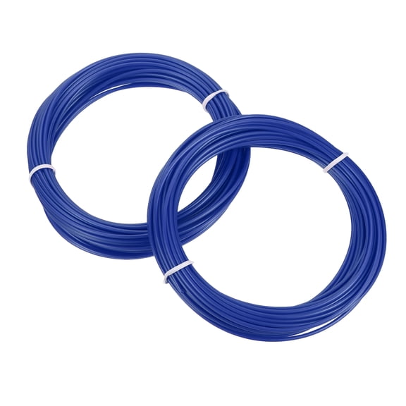 Uxcell 2 Pcs 3D Pen Filament, 1.75mm Dia 33ft Length PLA 3D Printing Pen Filament Refills for 1.75mm 3D Printing Pen, Dark Blue