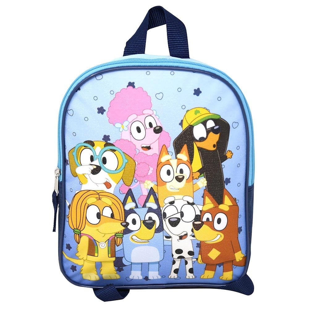 9342 Bluey Backpack - Unisex Mini Backpack for Boys & Girls | Cute PU Bluey Interactive 12 Mini Backpack For Kids, Bluey & Bingo  main image 3