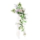thumbnail image 5 of Respaldo de silla con flores, banco de silla, flores para decoración de arco de boda y recepción B 60cm x 15cm, 5 of 9