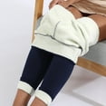 thumbnail image 1 of Sonducket Mallas cálidas para mujer, mallas gruesas con realce, pantalones térmicos adelgazantes, elásticos, para clima frío, pantalones de Prendas para la parte inferior del cuerpo Azul oscuro XXL, 1 of 6