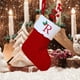 thumbnail image 1 of Calcetines navideños con iniciales bordadas | Calcetines de punto para decorar la chimenea | Regalos personalizados para la familia | Juego de decoración festiva para el hogar (1 unidad), 1 of 2