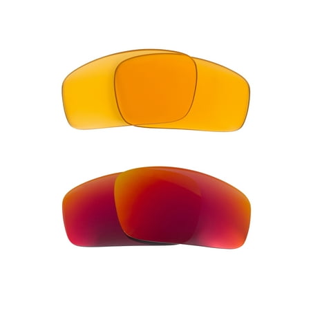 Best SEEK Replacement Lenses for Oakley MONSTER PUP HI Yellow Red Mirror