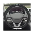 thumbnail image 2 of New York Jets Steering Wheel Cover Premium Black Embroidered 15 Inch, 2 of 5