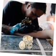 thumbnail image 4 of Generic Skull Tattoo Ink Cup Holder 7 Holes Resin Colorant Tray, 4 of 6
