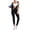 Blue, variant on Women’s Sauna Suits One Piece Sweat Shapewear Vest Waist Trainer Body Shaping Fitness Jumpsuit