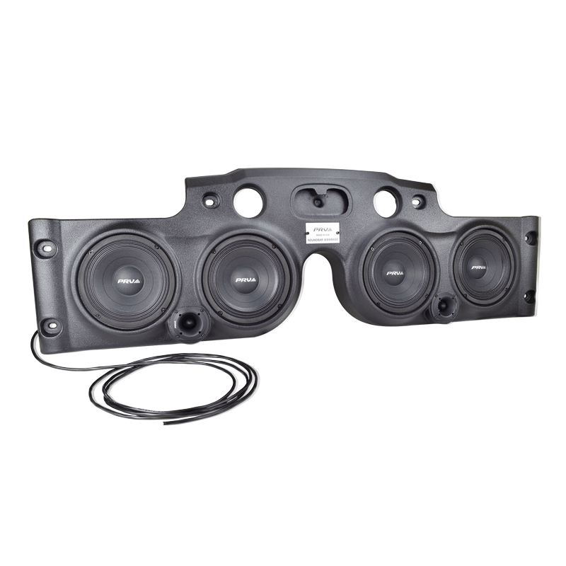 2040W Black Jeep Wrangler JK/JKU Soundbar 4 x 8" Loudspeakers 2 x