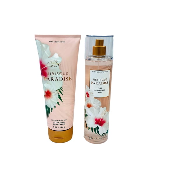 Bath and Body Works Hibiscus Paradise Mist and Body Cream Full Size