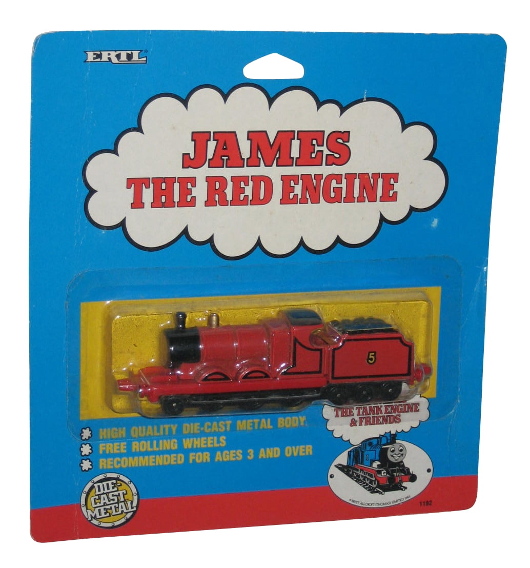 Thomas & Friends Shining Time Station Ertl (1992) James The Red Engine Toy  Train Tank Engine 