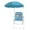 blue, variant on S SERENABLE Kids Camping Chair with Umbrella Practical Beach Chair for Park Garden Trips blue