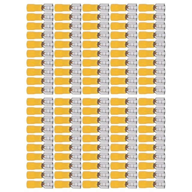 Borne Femelle Isolée, Connecteur de Fil Pelle Maximum 24A Cuivre et PVC pour Fils Électriques 4-6mm2