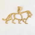 thumbnail image 3 of 14K Yellow Gold LION Pendant, 3 of 4