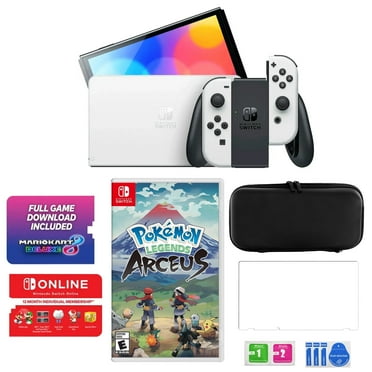 Nintendo Switch OLED MarioKart 8 Bundle with Accessories & Pokemon Arceus