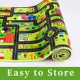 thumbnail image 5 of ZACOO 3'x5' Kids Educational Rug for Playroom Non Slip Kids Playmat Roads and Traffic Educational Carpet Super Soft Thick Non-Shedding Mat, Black, 5 of 7