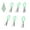 Green rope, variant on 6Pcs Heavy Duty Metal Steel Beach Towel Clip For Outdoor Pool Bath Towels