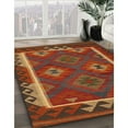 thumbnail image 2 of Ahgly Company Indoor Round Contemporary Light Brown Oriental Area Rugs, 8' Round, 2 of 6