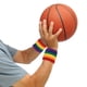 thumbnail image 5 of Uxcell Muñequera de sudor colorida, muñequeras deportivas, muñequeras para tenis, bádminton, baloncesto, paquete de 8 en rojo, 5 of 7