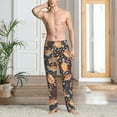 thumbnail image 2 of Gukieu Turtles and Sea Plants Print Men's Home Trousers, Elastic Drawstring Home Pajamas Clothing Suitable for Adult Men-3X-Large, 2 of 6