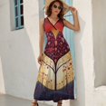 thumbnail image 2 of The Giving Tree Art Sleeveless Dress Women's Summer Suit Dresses for Women 2025 Luxury Party Dress, 2 of 7