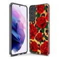 thumbnail image 3 of MUNDAZE Samsung Galaxy S21 FE Leopard Red Roses Double Layer Phone Case Cover, 3 of 5