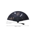 thumbnail image 4 of Abanico plegable estilo chino, ventilador de mano, ventilador plegable tradicional, ventilador Vintage con borla, 4 of 6