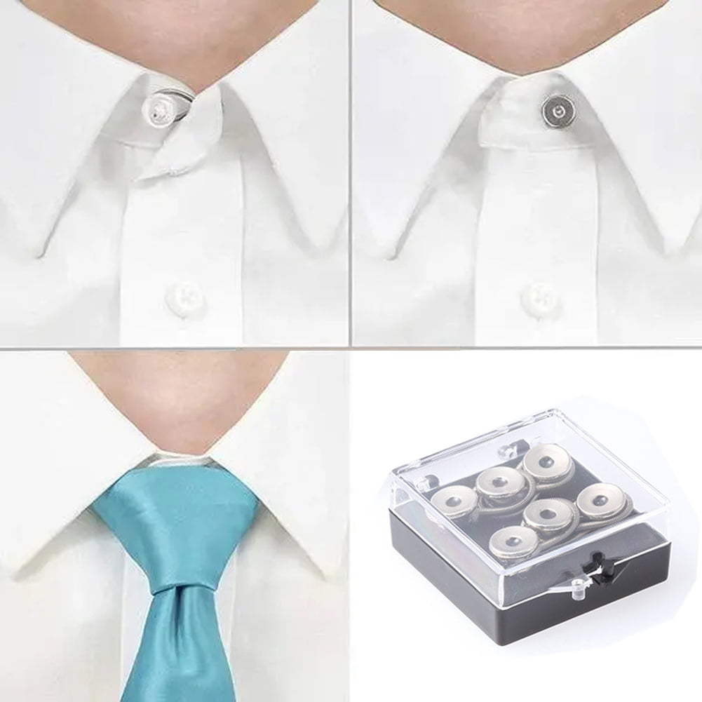 18pcs Shirt Collar Button Extender: Neck Button Extender For Mens Dress  Shirt - Comfortable Tie Collar Expander - Shirt Collar Extension