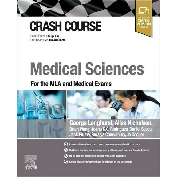 Crash Course Crash Course Medical Sciences: For the MLA and Medical Exams, (Paperback)