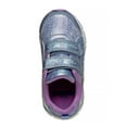 thumbnail image 6 of Disney Frozen Ii Girls Sneakers with Two White Lights, Blue Pink, Size: 9, 6 of 8