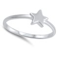 thumbnail image 4 of Classic Star Ring .925 Sterling Silver Band Jewelry Female Male Unisex Size 11, 4 of 4
