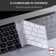 thumbnail image 3 of Funda de teclado de TPU ultrafina para MacBook Pro con barra táctil de 13" 15" (A2159, A1706, A1707, A1989, A1990) (2016 2017 2018) Protector de accesorios de teclado (transparente) Adepaton CZDZ-HY40, 3 of 7