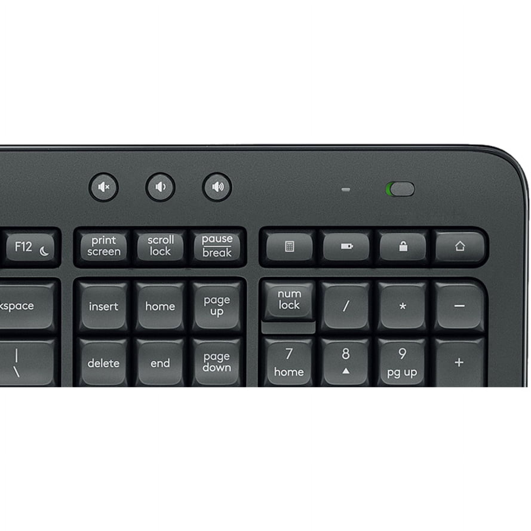 Logitech MK545 Advanced Keyboard and Mouse Set, Black