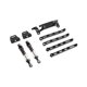 thumbnail image 4 of Amortiguador De Metal RC, Piezas De Actualización Para Coche RC DIY Para MN82 MN78 1:12, Escala RC, Color Negro, 4 of 8