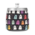 thumbnail image 7 of Yayeee Ashtray with Lid for Cigarette Smokeless Stainless Steel Home Ash Holder, Colorful Halloween Ghost, 7 of 7