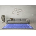 thumbnail image 3 of Ahgly Company Indoor Rectangle Oriental Blue Traditional Area Rugs, 7' x 9', 3 of 4