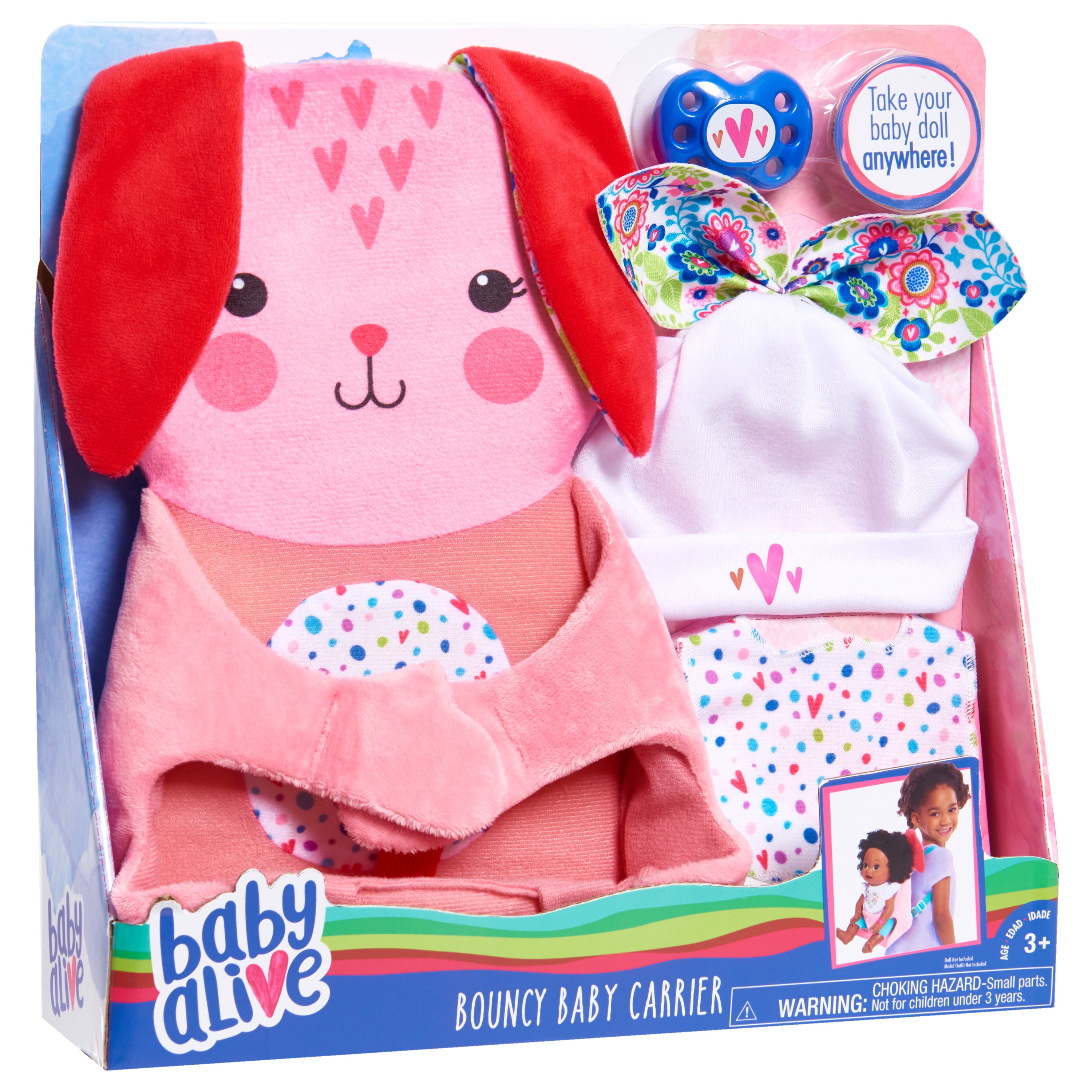 Baby Alive Soft Baby Carrier for Baby Dolls Doll Not Included Kids Toys for Ages 3 Up Gifts and Presents
