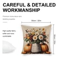 thumbnail image 2 of flowers pumpkinslinen throw pillowcase decoration pillowcase gifting preferred 20x20 inch cushion cover 4 sets sofa pillowcase sofa bedroom living room car, 2 of 8