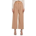 thumbnail image 2 of Levmjia Women Wide Leg Pants Cotton Linen High Waisted Solid Color Casual Work Pants for Spring Summer Comfortable Stretch Office Wear XS XXL, 2 of 4