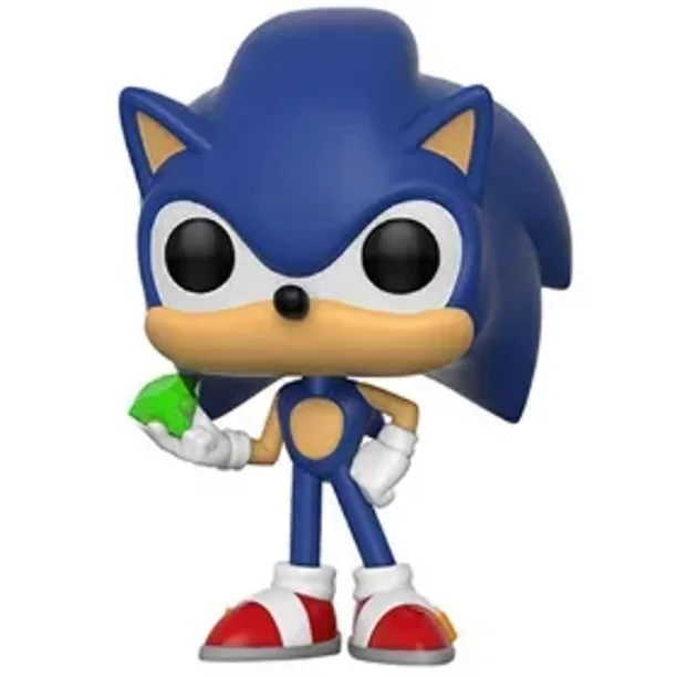 New FUNKO POP SUPER SONICs Vinyl Toys WITH RING #283 EMERALD #284 SHADOW #285 Collectible Action Figure Model for Kids Gift