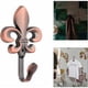 thumbnail image 3 of Ganchos decorativos para colgar en la pared, soportes de cortina de aleación de Zinc, Juego de 4 tornillos con forma de flor, 3 of 5