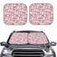thumbnail image 2 of Balery Kawaii Pig Parasol para parabrisas de coche de 2 piezas | Parasol plegable para parabrisas delantero de coche para la mayoría de sedanes-Medium, 2 of 6